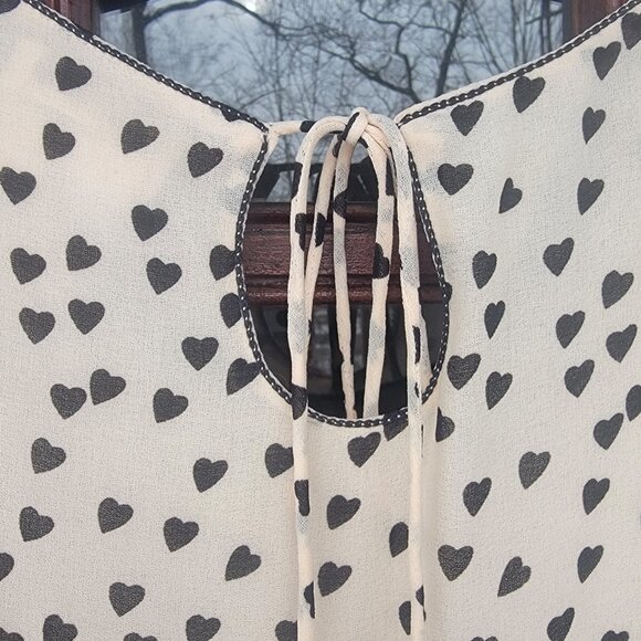 M.S.S.P MAX STUDIO SLEEVELESS HEART TOP SIZE M - Picture 4 of 9